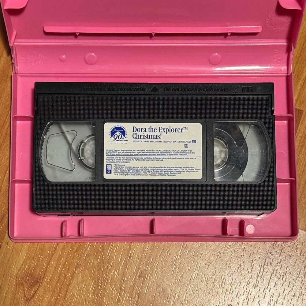 Dora the Explorer Christmas VHS Tape